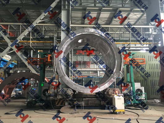 【感應(yīng)加熱應(yīng)用】核電裝備K2防城港徐大堡穩(wěn)壓器筒節(jié)，CAP1400安注箱筒