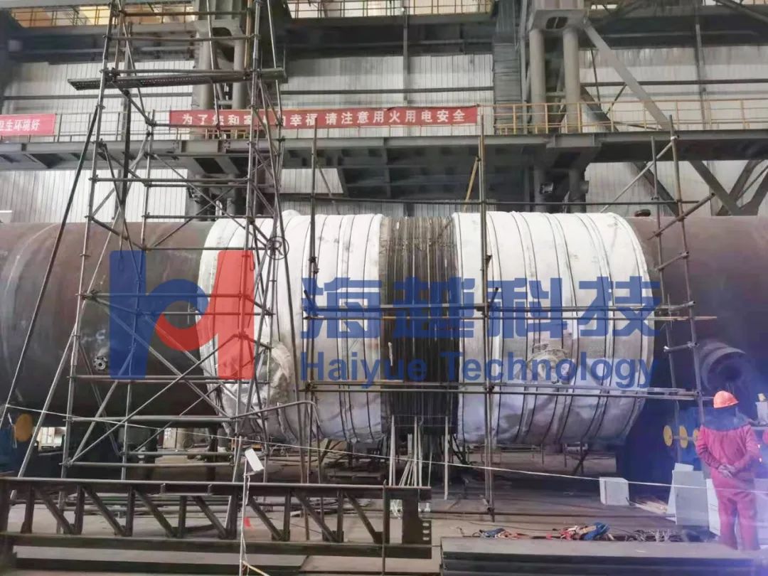 直徑3800mm，壁厚190+7.5mm，熱處理溫度705±14℃