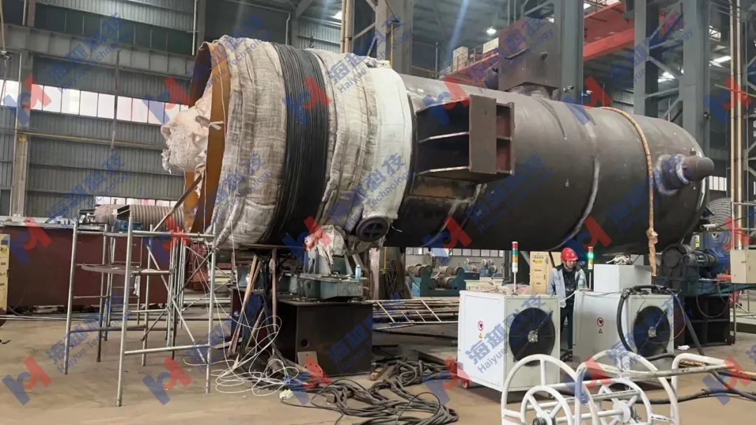 直徑2750mm，壁厚110mm，熱處理溫度760±10℃