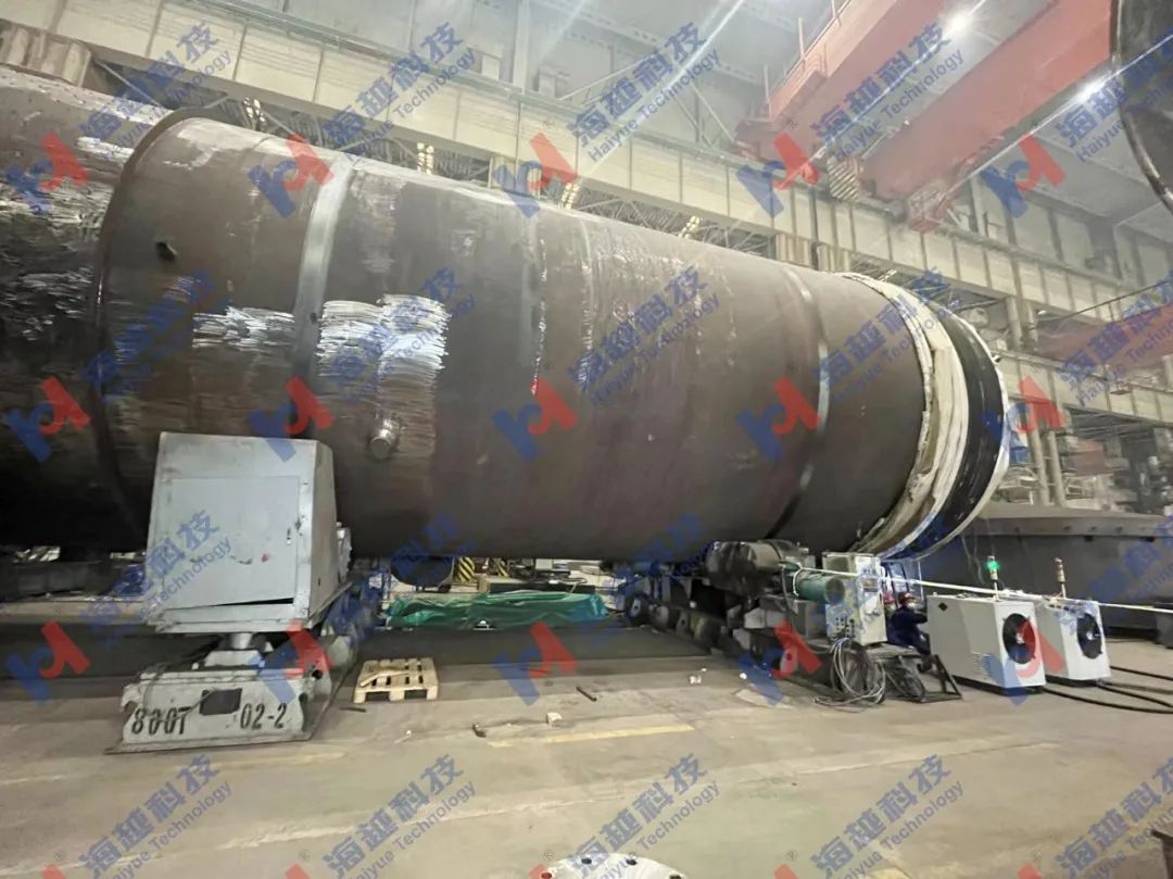 直徑5800mm，壁厚246mm，熱處理溫度690±14℃